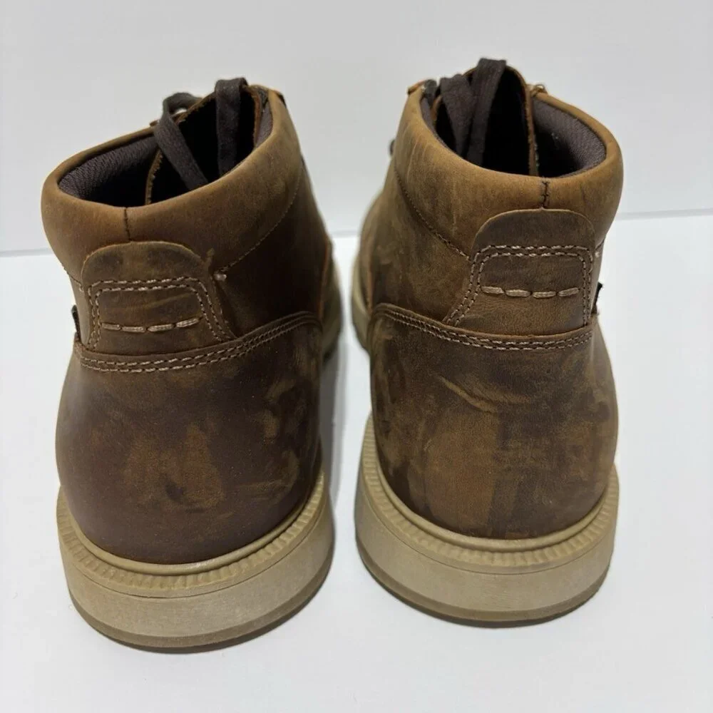 Rockport Men’s Seamus Brown Leather Waterproof Boots, Size 11.5 M